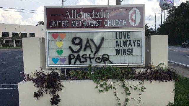 "Love always wins": Church responds to vandal with message of their own