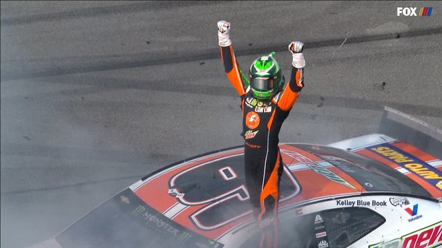 Chase Elliott wins Cup race at Talladega, 1st win for Chevy