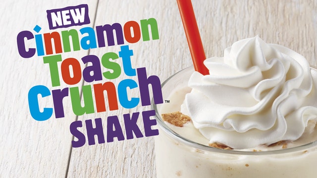 Cinnamon Toast Crunch milkshake introduced at Burger King