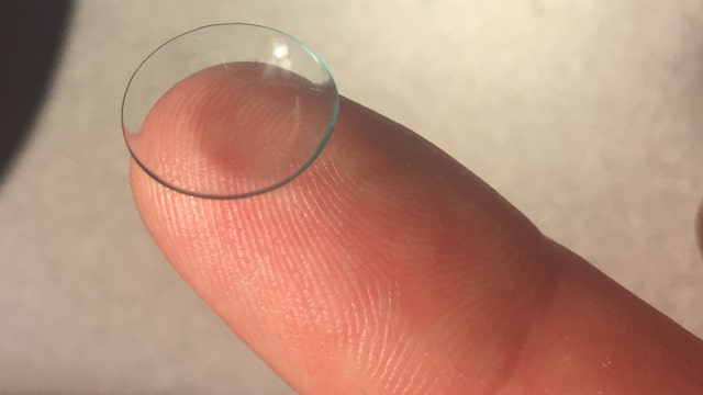 Lost contact found in woman's eyelid 28 years later