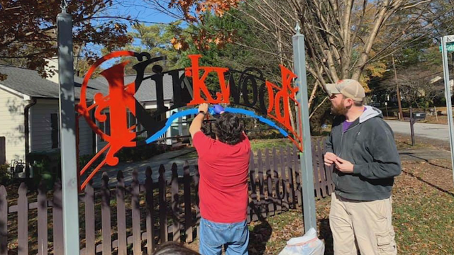 Atlanta United supporters paint the town red