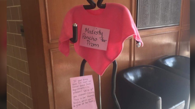 School to hand out 'Modesty Ponchos' for teens dressed inappropriately for prom