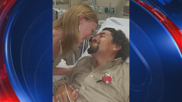 A snakebite couldn't stop this couple from getting married