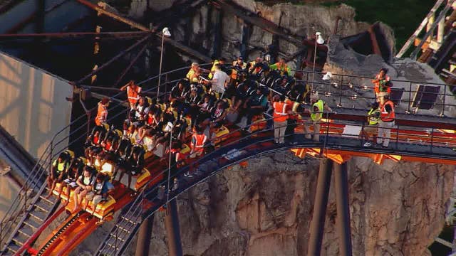 Officials: Firebird roller coaster stuck at Six Flags America, passengers 'safely escorted' off
