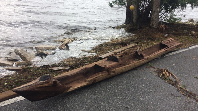 Florida man finds dugout canoe while surveying damage left by Hurricane Irma