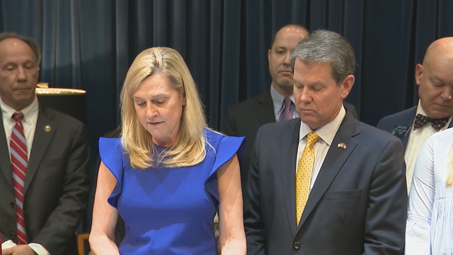 Georgia's first lady announce commission to fight human trafficking