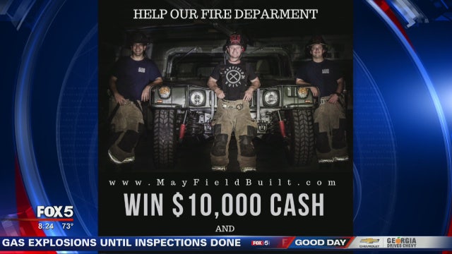 Firefighter offers 'Jurassic Park' hummer in raffle
