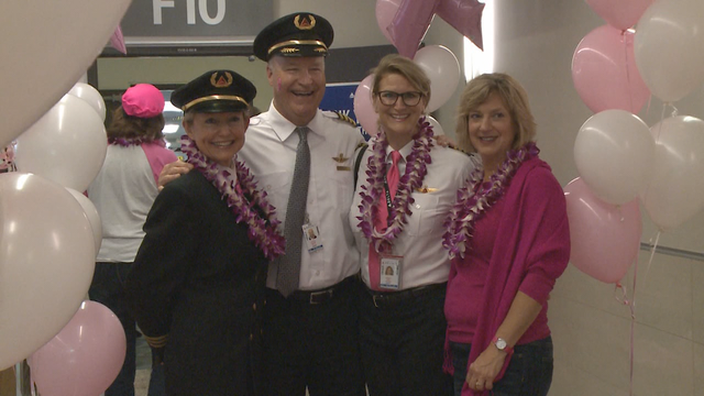 Delta's 14th annual Breast Cancer One flight