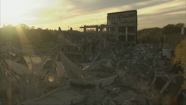 Georgia Dome reduced to rubble after implosion