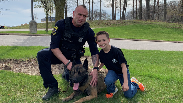9-year-old boy starts GoFundMe, raises nearly $80K to buy bulletproof vests for police dogs