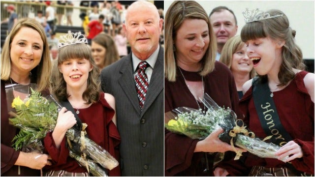 Commerce special needs student named honorary homecoming queen