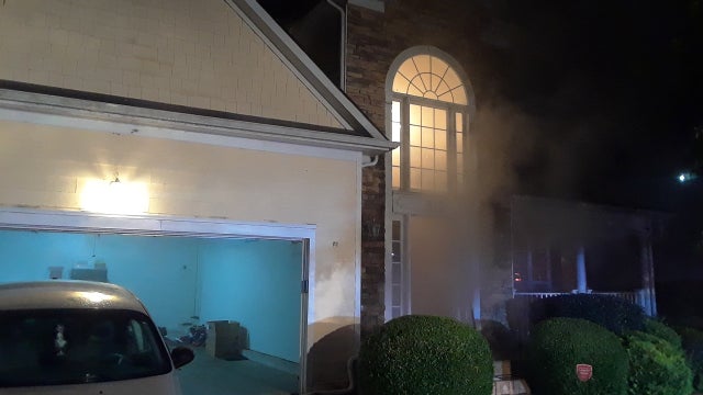 Gwinnett County firefighters battle overnight lightning fires