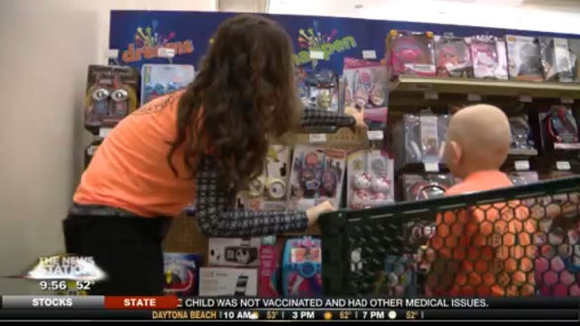 Kids with cancer receive toy shopping spree in Orlando