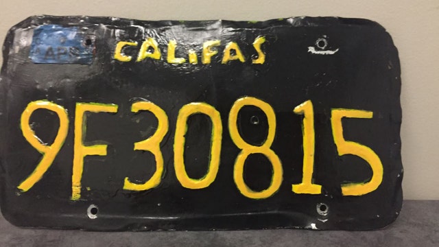 Big-rig driver with fake license plate arrested on suspicion of DUI, meth possession