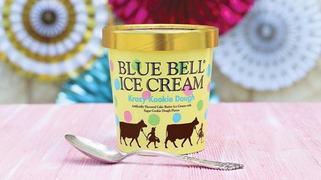 Blue Bell's Krazy Kookie Dough returns to shelves