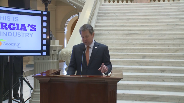 Gov. Brian Kemp celebrates growth of film, TV industry in Georgia