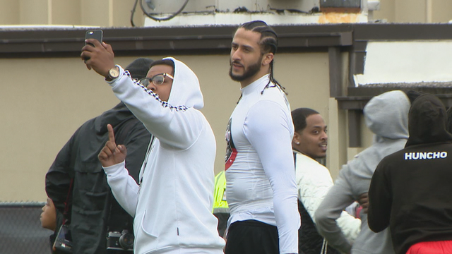 Colin Kaepernick spotted at Quavo Huncho Day