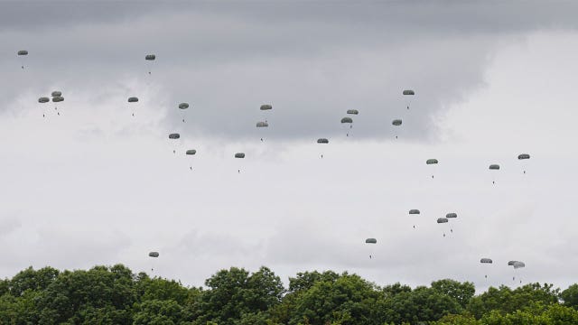 97-year-old D-Day veteran parachutes over Normandy, lands on same ground he touched 75 years ago