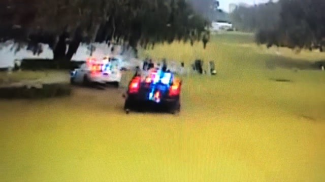 Golf course pursuit in The Villages caught on camera