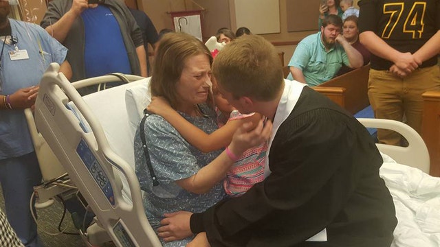 Mother's dying wish to see her son graduate is granted