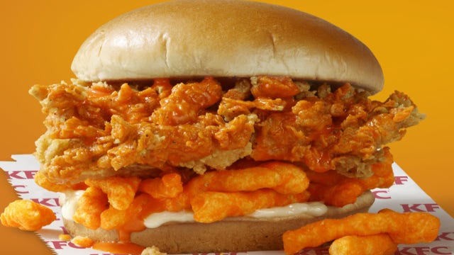 All Cheetos everything: KFC rolls out Cheetos chicken sandwich