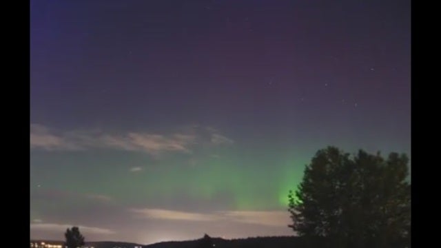 VIDEO: Aurora Borealis over Seattle