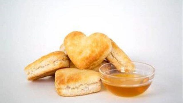 Popeye's serving heart-shaped 'Love That' Biscuits for one day only