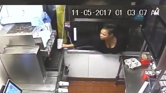 Woman caught on video breaking into Columbia McDonald's through drive-thru window