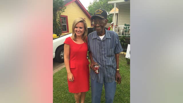 Nation's oldest living WWII combat veteran hospitalized