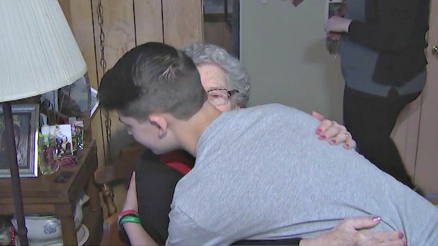Elderly woman rescued by 14-year-old suburban paperboy