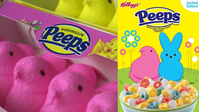 Kellogg's debuts Peeps-flavored cereal in time for Easter