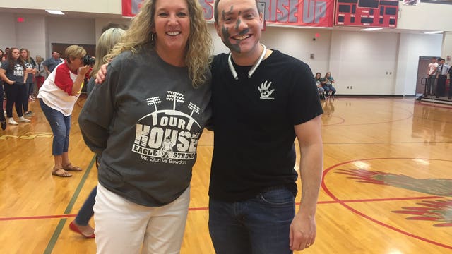 PHOTOS: TOTW pep rally for Mt. Zion Eagles