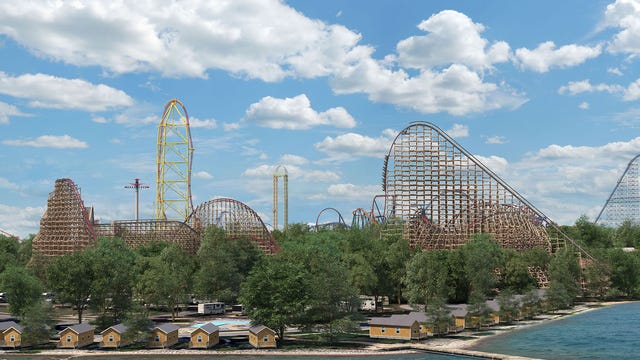 Record-breaking 'hyper-hybrid' roller coaster to open at Cedar Point