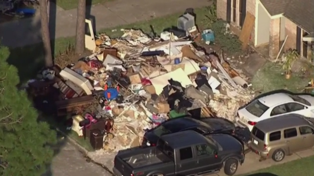 Trash piles up across Houston