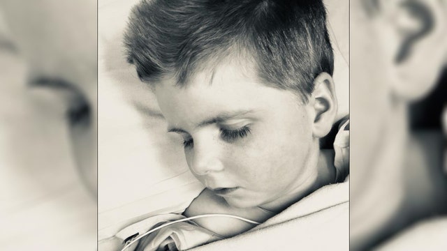 Tripp Halstead back home after spending two nights in hospital