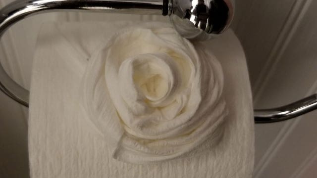 Man says intruder entered his home, cleaned everything and left behind toilet paper rose