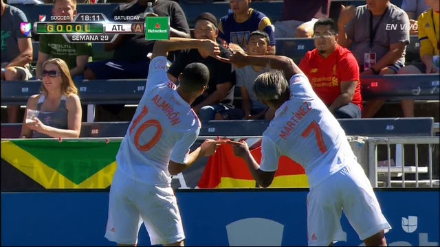 Almiron scores twice, Atlanta United beats Rapids 3-0