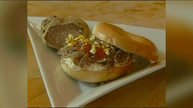 Hotel rolls out an extravagant $1,000 bagel with gold leaf and truffles
