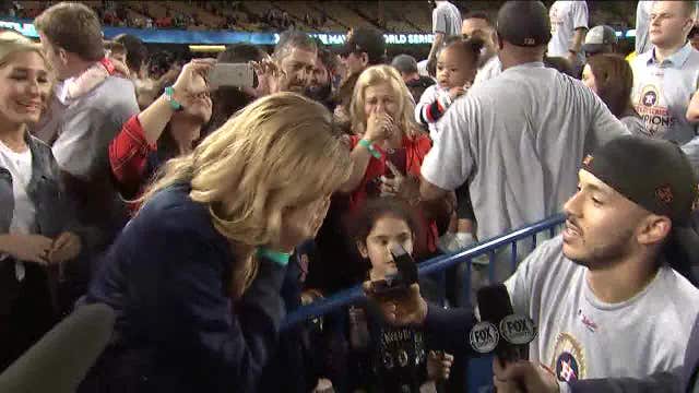 Carlos Correa's fiancé opens up about the moment of the World Series proposal