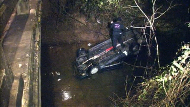 WATCH: Women praise God after flipping car off bridge