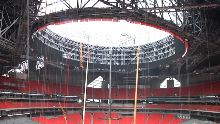 Official Roof Of Mercedes Benz Stadium Won T Be Ready For