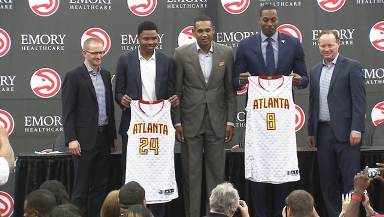 HAWKS DWIGHT HOWARD KENT BAZEMORE GRANT HILL WES WILCOX MIKE BUDENHOLZER