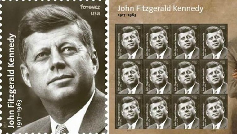 John F. Kennedy forever stamp to be released Monday