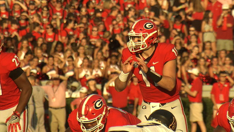 UGA QB Jake Fromm makes debut
