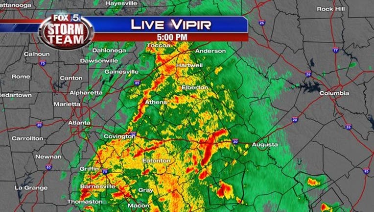 Tornado threat over for metro Atlanta, north Georgia