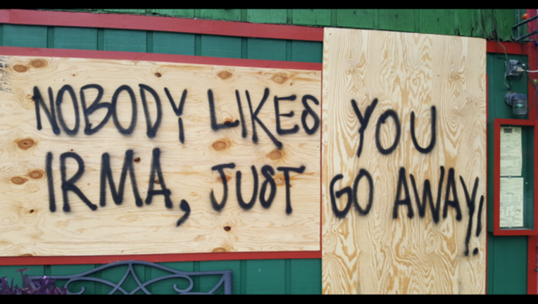 nobody likes you irma sign-402429