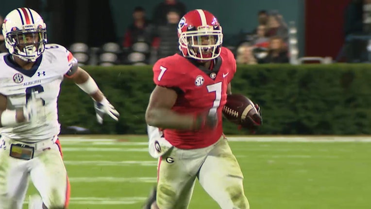 UGA AUBURN D'Andre Swift
