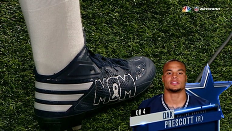 Dak Prescott honors deceased mom with special cleats
