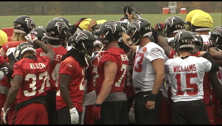 36105782-Atlanta Falcons practice