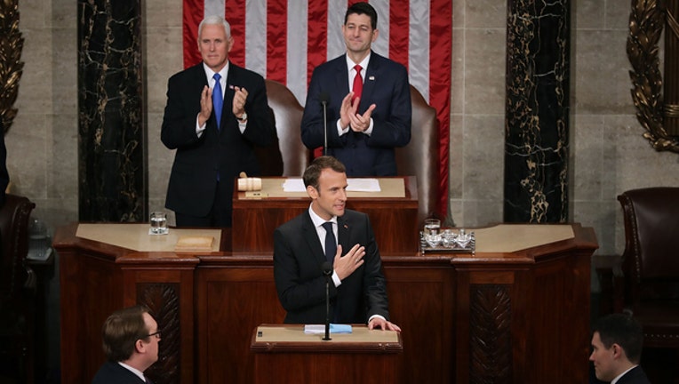 Macron addresses Congress (GETTY IMAGES)-401720